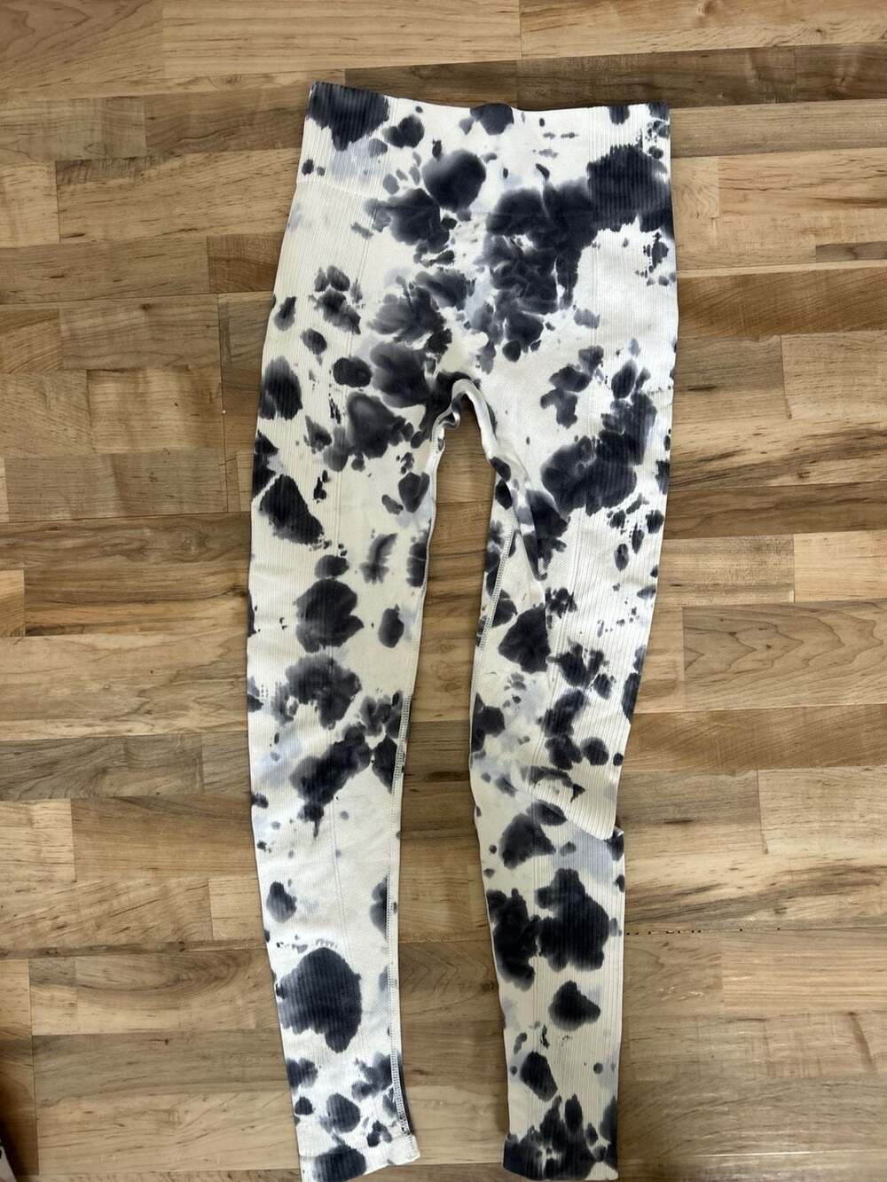 Mono B Ribbed Seamless Tie-Dye Leggings Size S